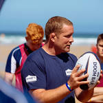 sport lifestyle advertising photographer photography rugby phil vickery beer Alex Shore Sharp’s Brewery | Beach Rugby