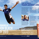 sport lifestyle advertising photographer photography rugby phil vickery beer Alex Shore Sharp’s Brewery | Beach Rugby