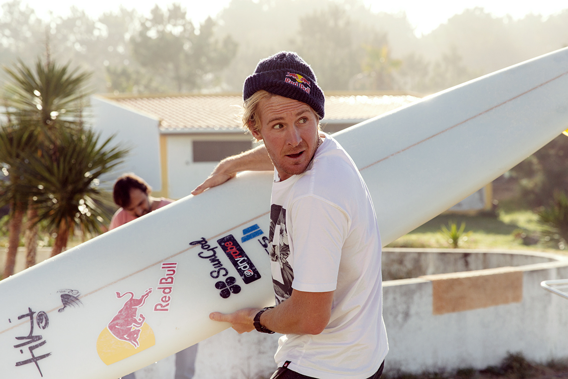 sport lifestyle advertising photographer photography surf surfing nazare portugal Alex Shore Sharp’s Brewery | Nazare